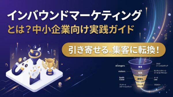 インバウンドマーケティングとは？アウトバウンドとの違いと中小企業向け実践法